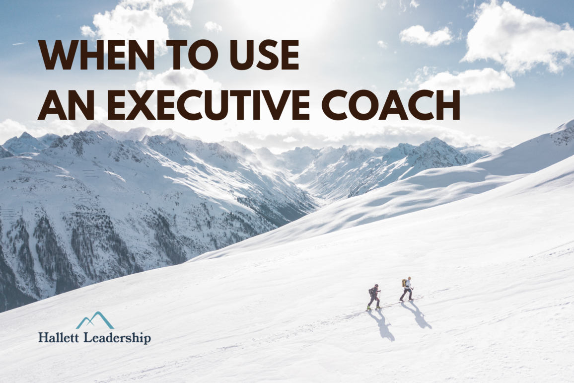 When To Use An Executive Coach